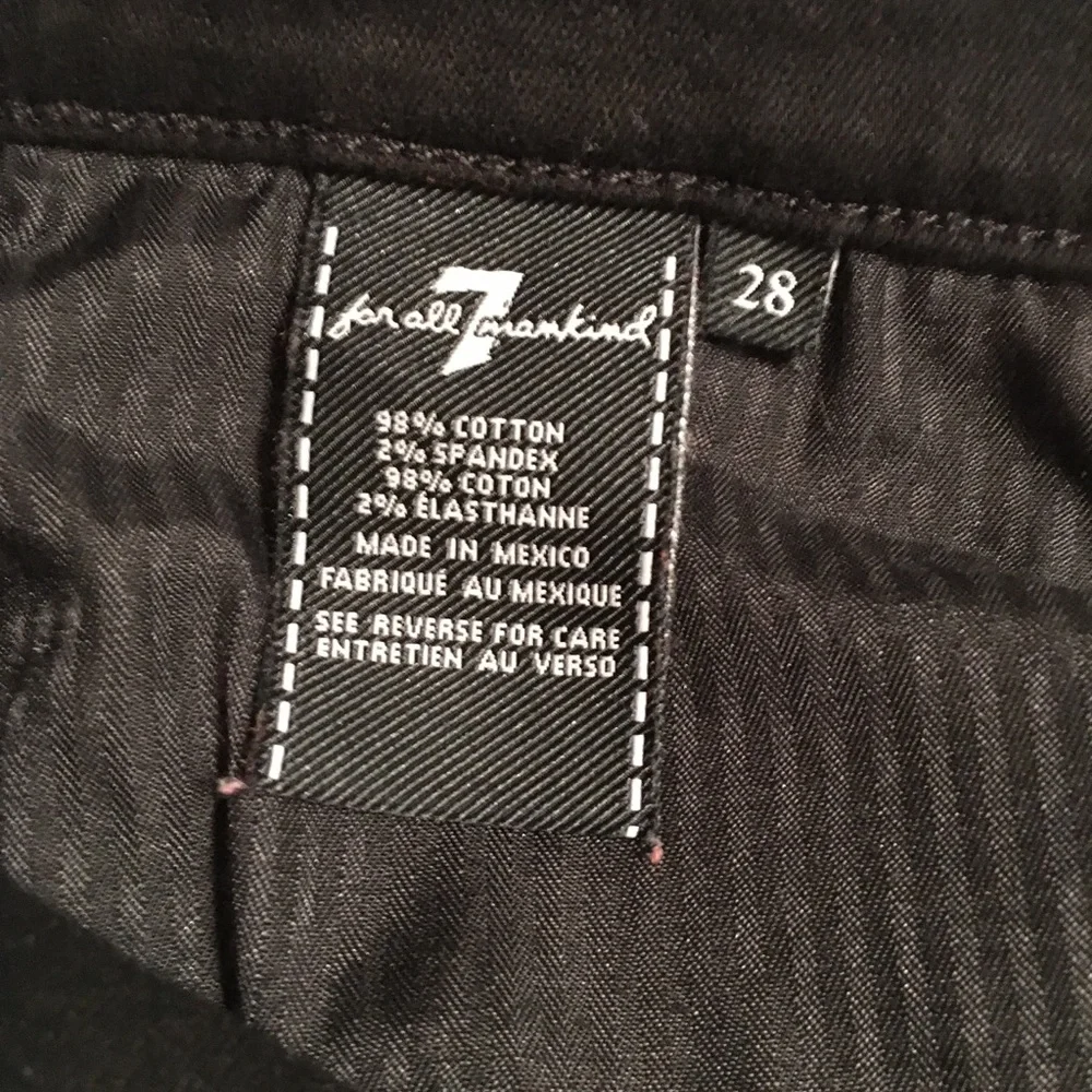7 For All Mankind Distressed Ankle Jeans With Stretch - Picture 16 of 16